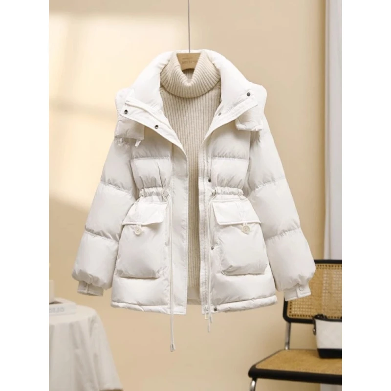 

Women's Winter Fashion Waist Slimming Petite Warm Thick Hooded Jacket 2025