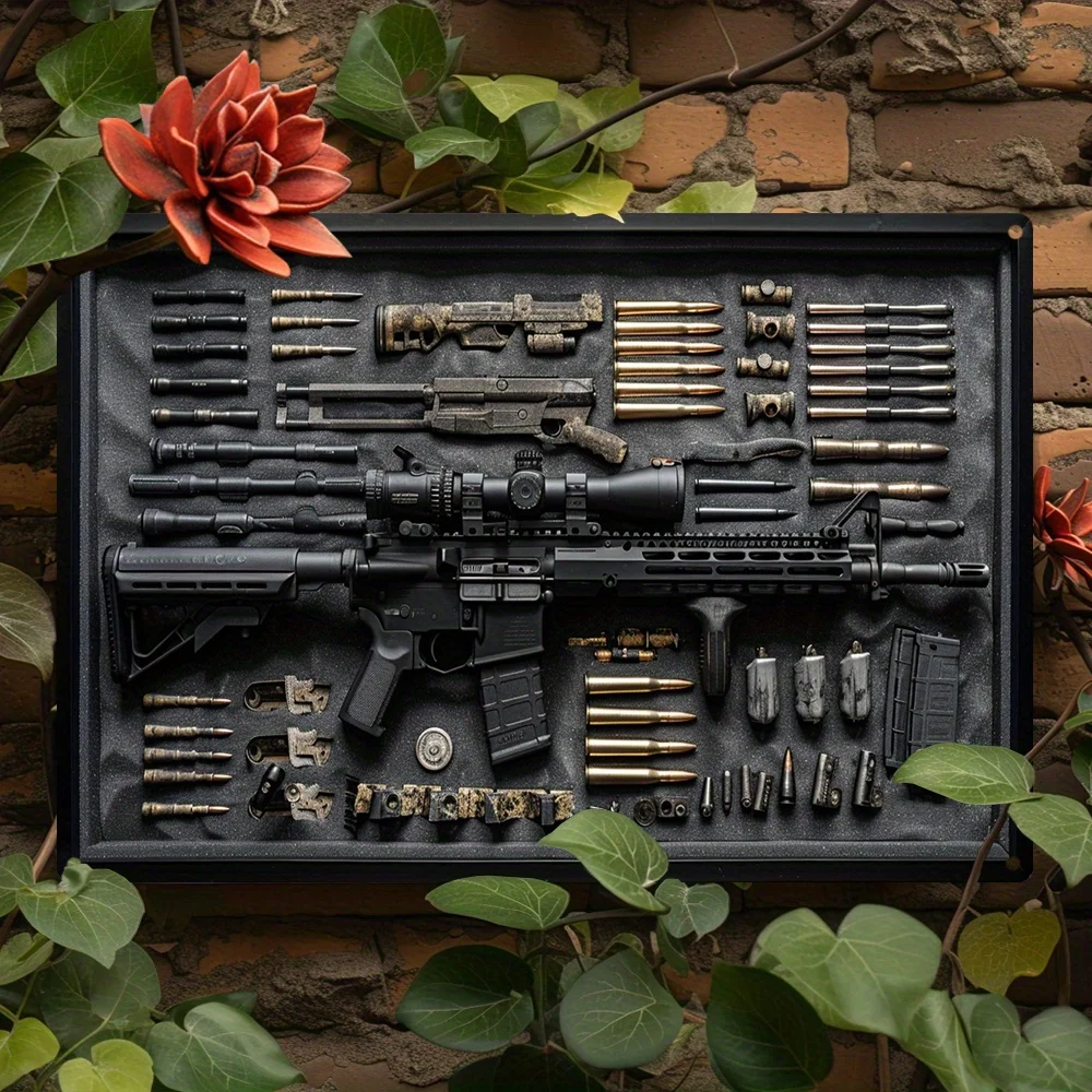 

Vintage Ar-15 Metal Sign - Perfect For Bedroom, Living Room, Bathroom Decor | Ideal Mother'S Day & Christmas Gift