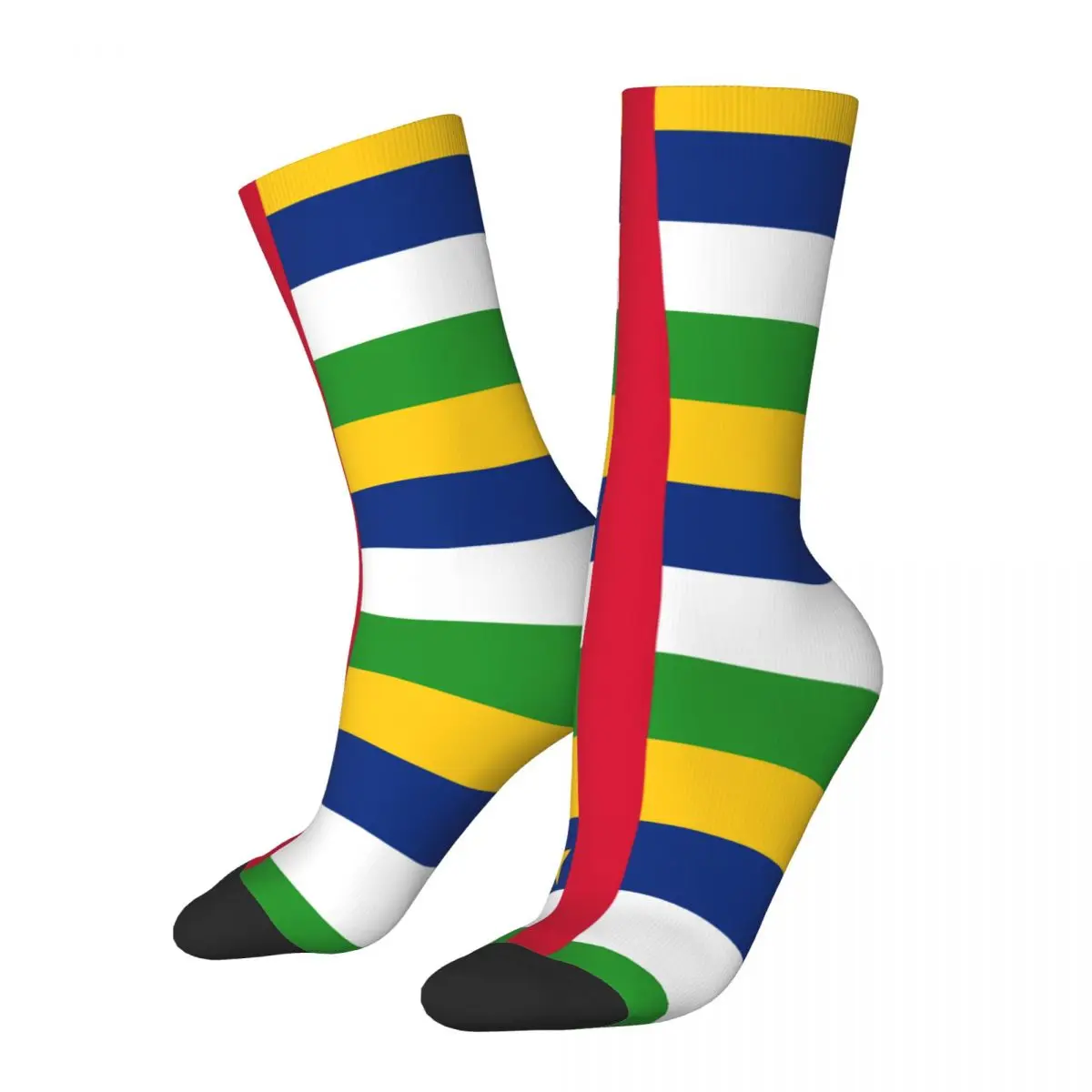 Central African Republic Flag Socks Male Mens Women Summer Stockings Hip Hop