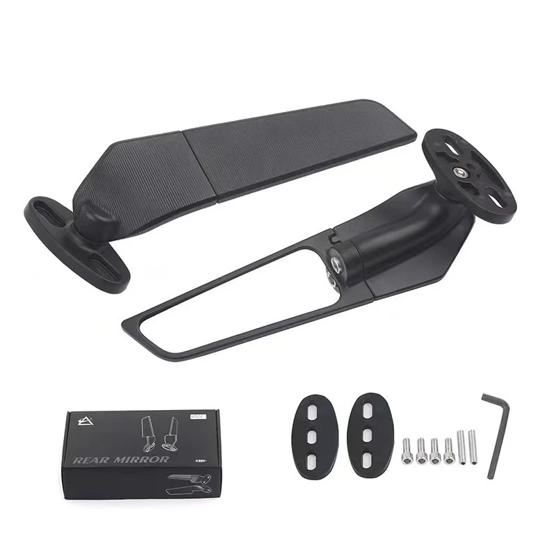 조정 가능한 회전 백미러, 가와사키 NINJA 300R 250R 400R NINJA1000 ER6F 오토바이 미러