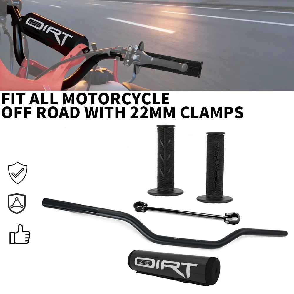 22mm Motorrad-Lenker-Set Elektrisches Dirt Bike Universal für Q20 Talaria Surron KTM Honda Motocross Zugstange JFG Kit