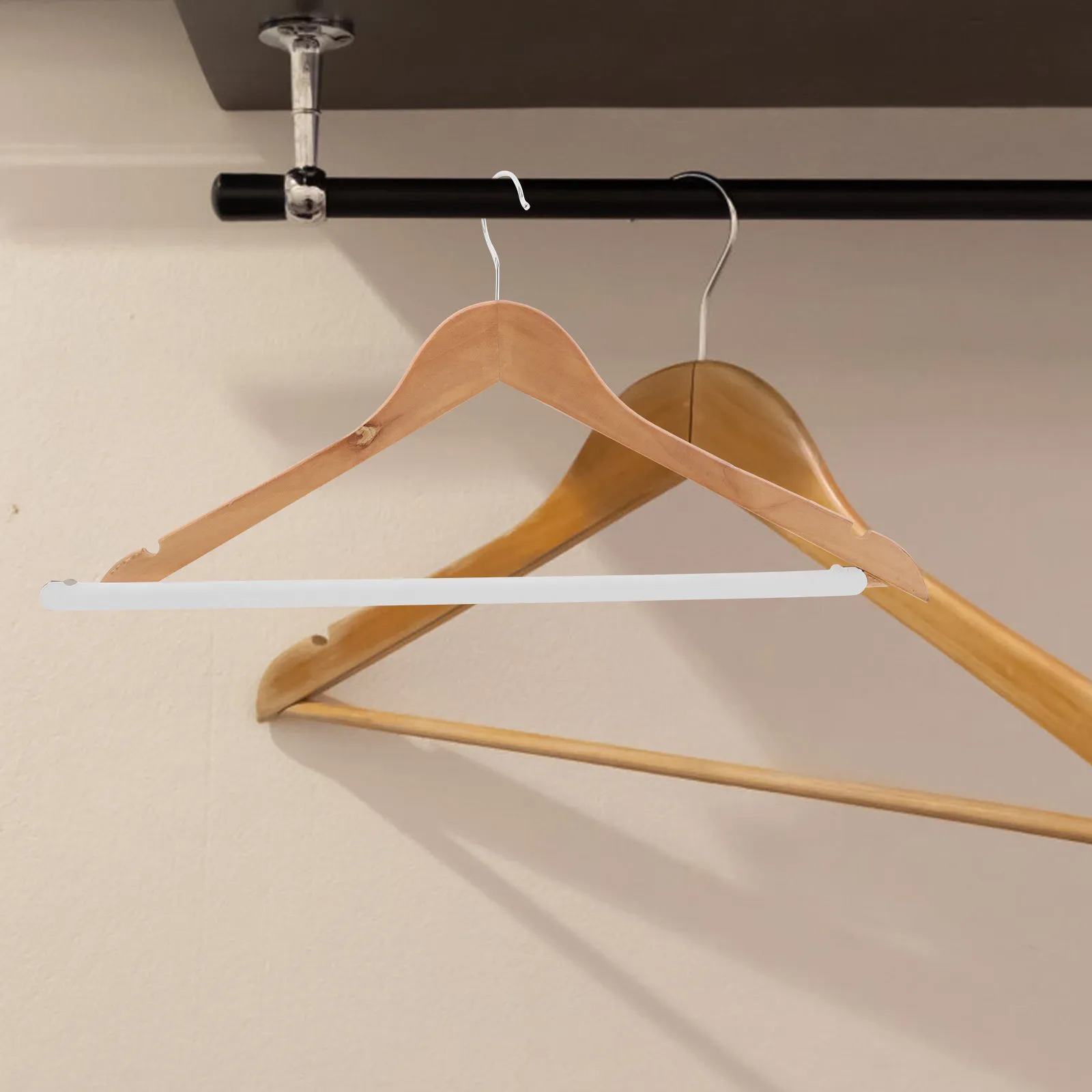 100pcs Non-Slip Paper Trouser Clips for Closet Clothes Hanging & Display Organizer