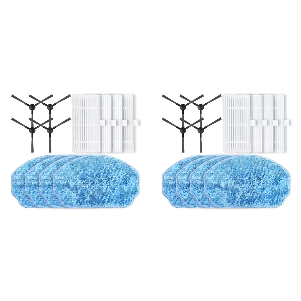 BAAN-2X для Cecotec Conga 999 Origin X-Treme, запасные части, боковая щетка, фильтр Hepa, накладка для швабры