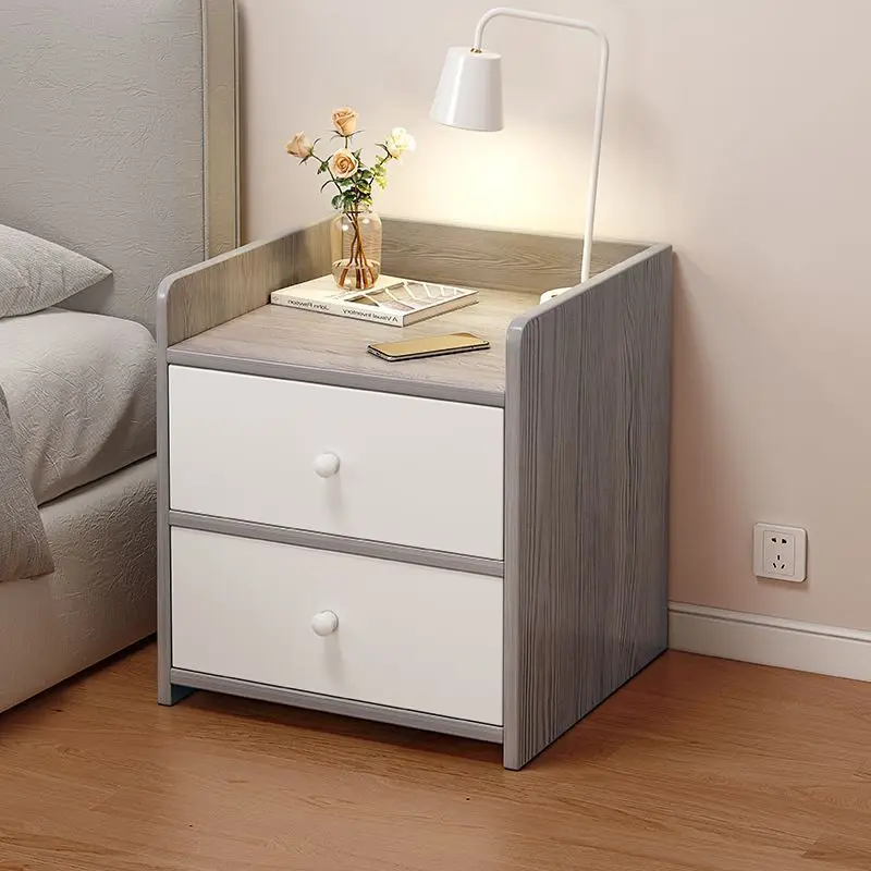 

Bedside Table Modern Simple Small Home Storage Cabinet Locker Shelf Bedroom Mini Cabinet