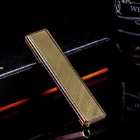 Creative Personality Slim and Lightweight USB Rechargeable Lighter Flameless Silent Windproof Cigarette Lighter Women's Lighter