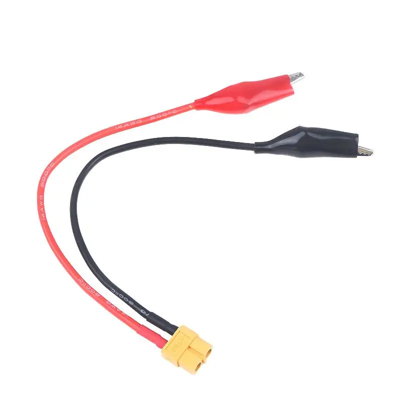 New XT60 Connector Cable Alligator Clips For Measure Tool SKYRC NC2500 Pro Motor Run-in Line 14AWG Power Connection Cable
