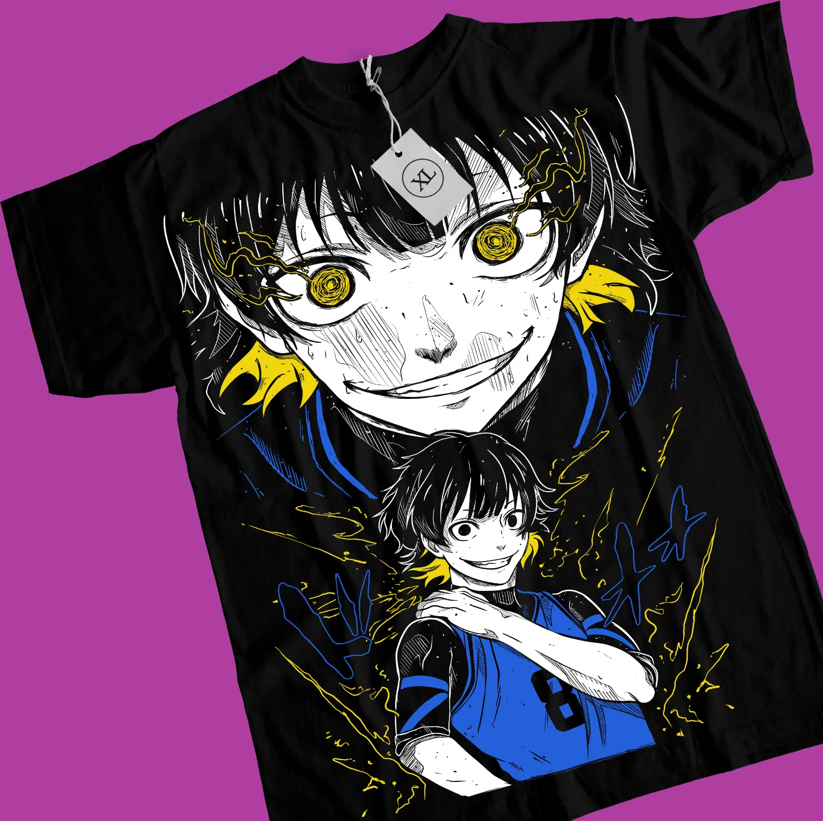

Meguru Bachira Shirt Blue lock T-shirt Kunigami,Rin Itoshi,Nagi,Anime T-shirt