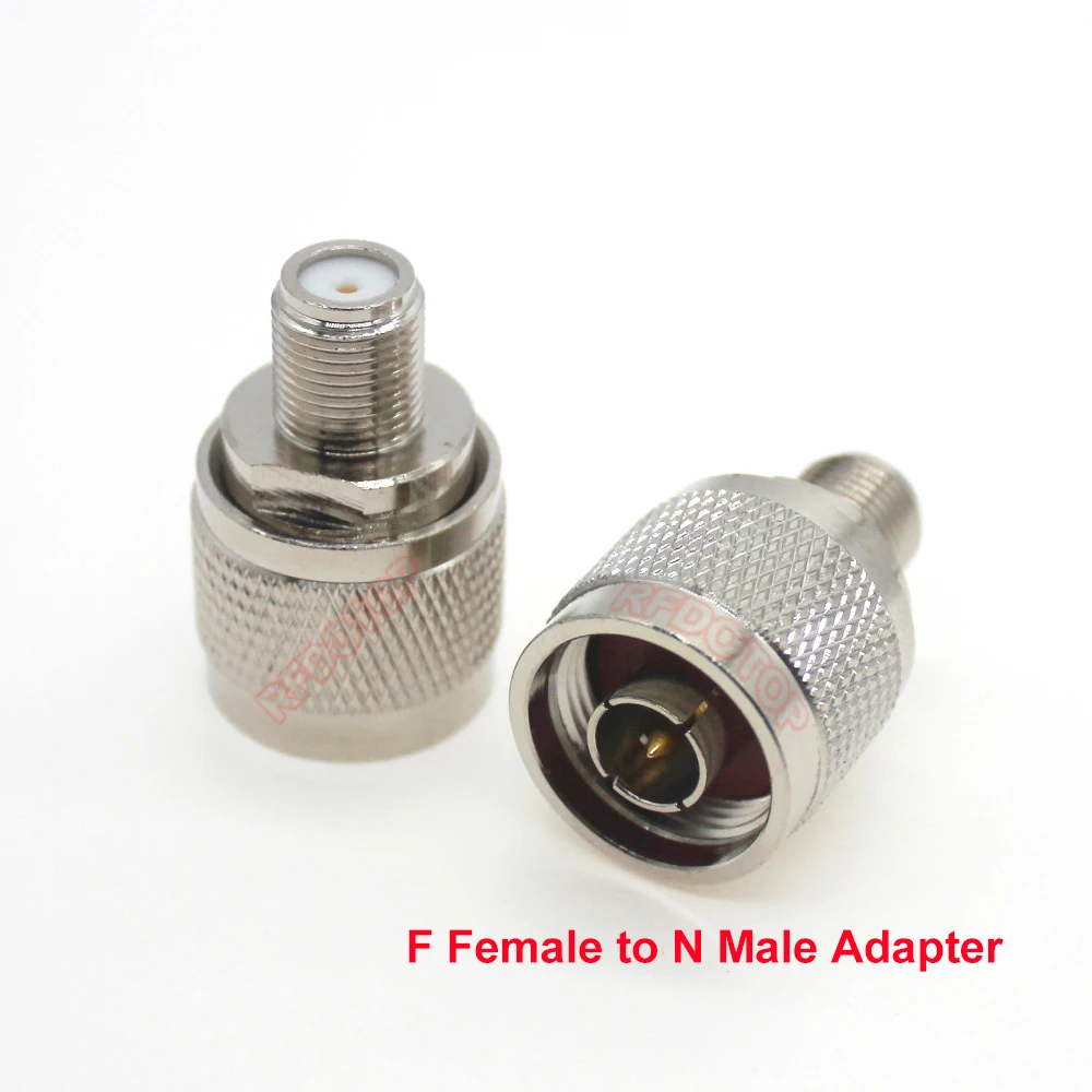 L16 N Male Plug to F Female Jack Connector for CCAV Vedio TV Antenna Adapter N-F-50JK F Type Female to N L16 Male RF Convertor