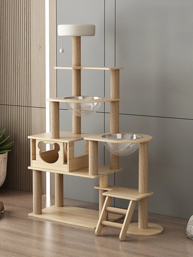 

Cat climbing frame, nest tree, integrated cage, space capsule, tunnel platform, large-scale for all seasons