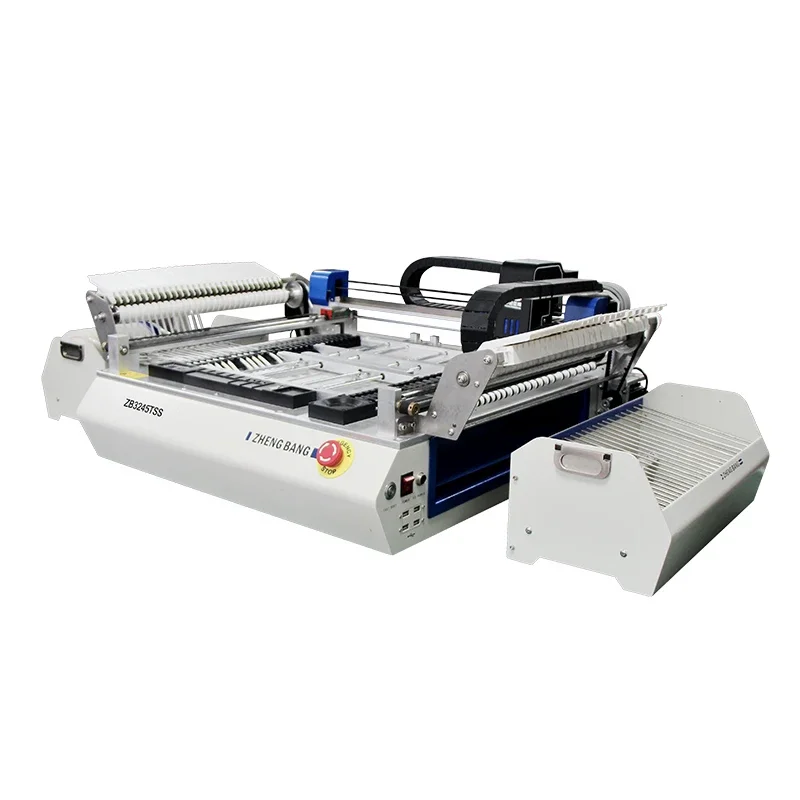 ZB3245TSS Smt Pick And Place Machine Desktop Chip Mounter High Speed Automatic Pick Place Machine Pcb Making Machine With Camera