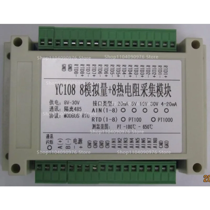 8 Channels PT100 10…