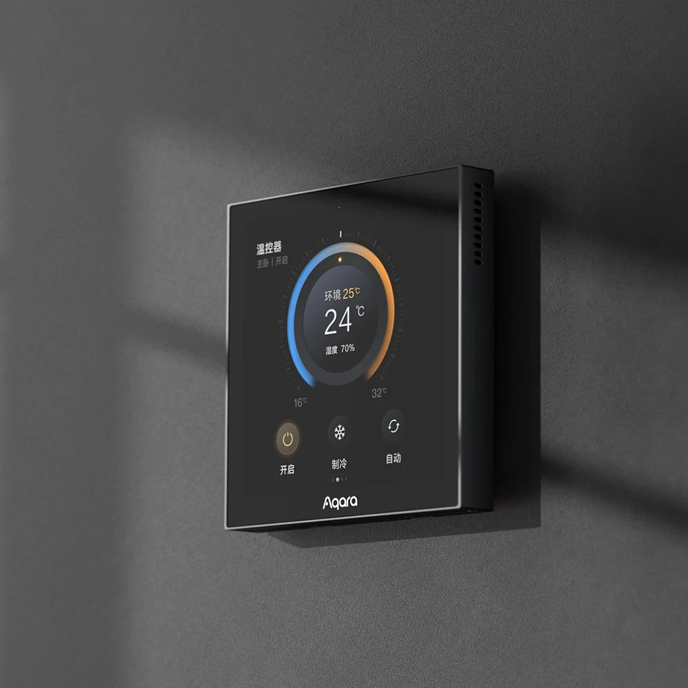 Aqara Smart Thermostat S3 Controller App Voice Control Zigbee Smart Touch Screen Work With Smart Switches For  Apple Homekit