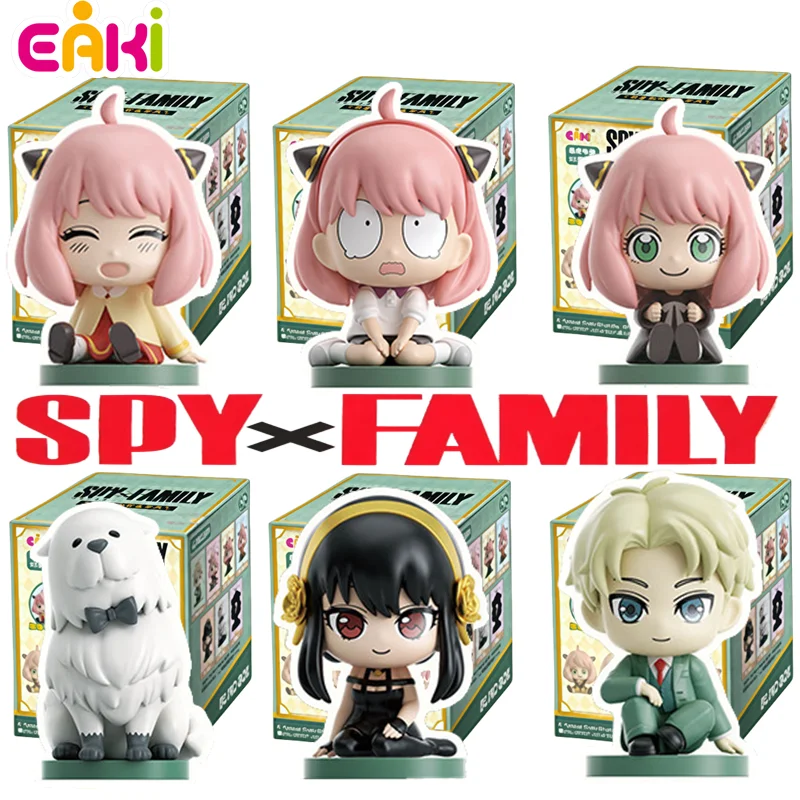 الأصلي EAKI SPY × الأسرة أنيا يور مزور Loid Forger Bond Forger صندوق أعمى أنيمي نموذج شخصية الشكل لعبة جمع هدية عيد الميلاد