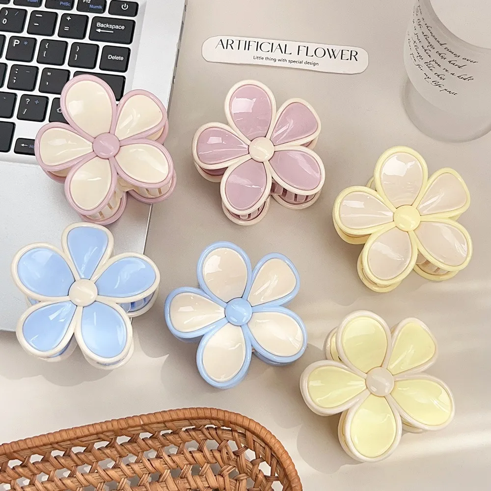 Jepit Rambut Bunga Modis Jepit Rambut Bunga Lucu Penjepit Kepiting Boho Liburan Jepit Rambut Bunga Matahari Hiasan Kepala Aksesori Rambut Wanita