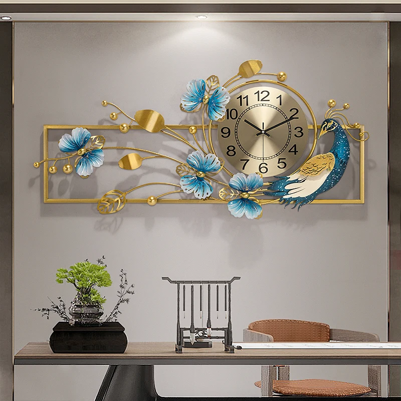 

Modern Quartz Wall Clock New Design Silent Elegant Large Format Wall Clocks Large 3d Living Room Reloj De Pared Room Decoration