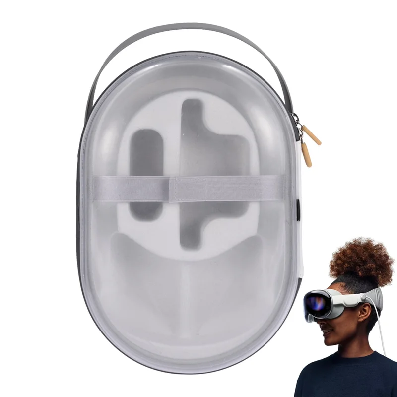 1 Piece For Vision Pro VR Headset Storage Bag Transparent Hard Carrying Case For Vision Pro VR Glasses Accessories