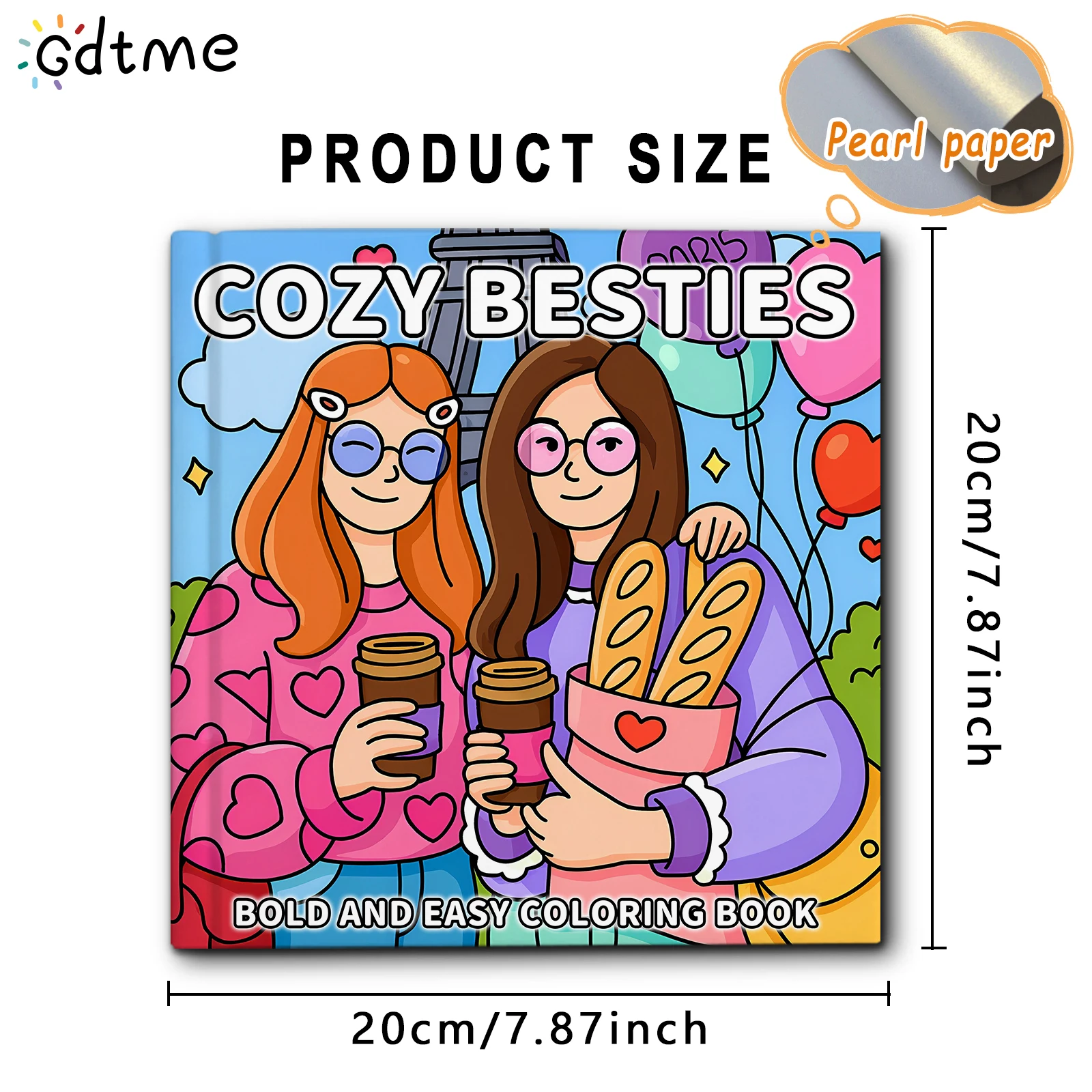 COZY BESTIES: Malbuch für Erwachsene und Jugendliche mit niedlichen, gemütlichen täglichen Aktivitäten zur Entspannung, DIY-Mal- und Zeichnungsgeschenk – Detail 2