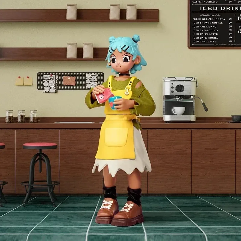 

POP MART Peach Riot Rush Hour Series Blind Box Mystery Box Guess Bag Toy Doll Cute Anime Figure Desktop Ornament Collection Gift