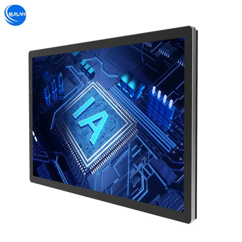Large Size 21.5 32 43 55 65 Inch Interactive Capacitive Touchscreen All in One Industrial PC for Teaching Stock Available