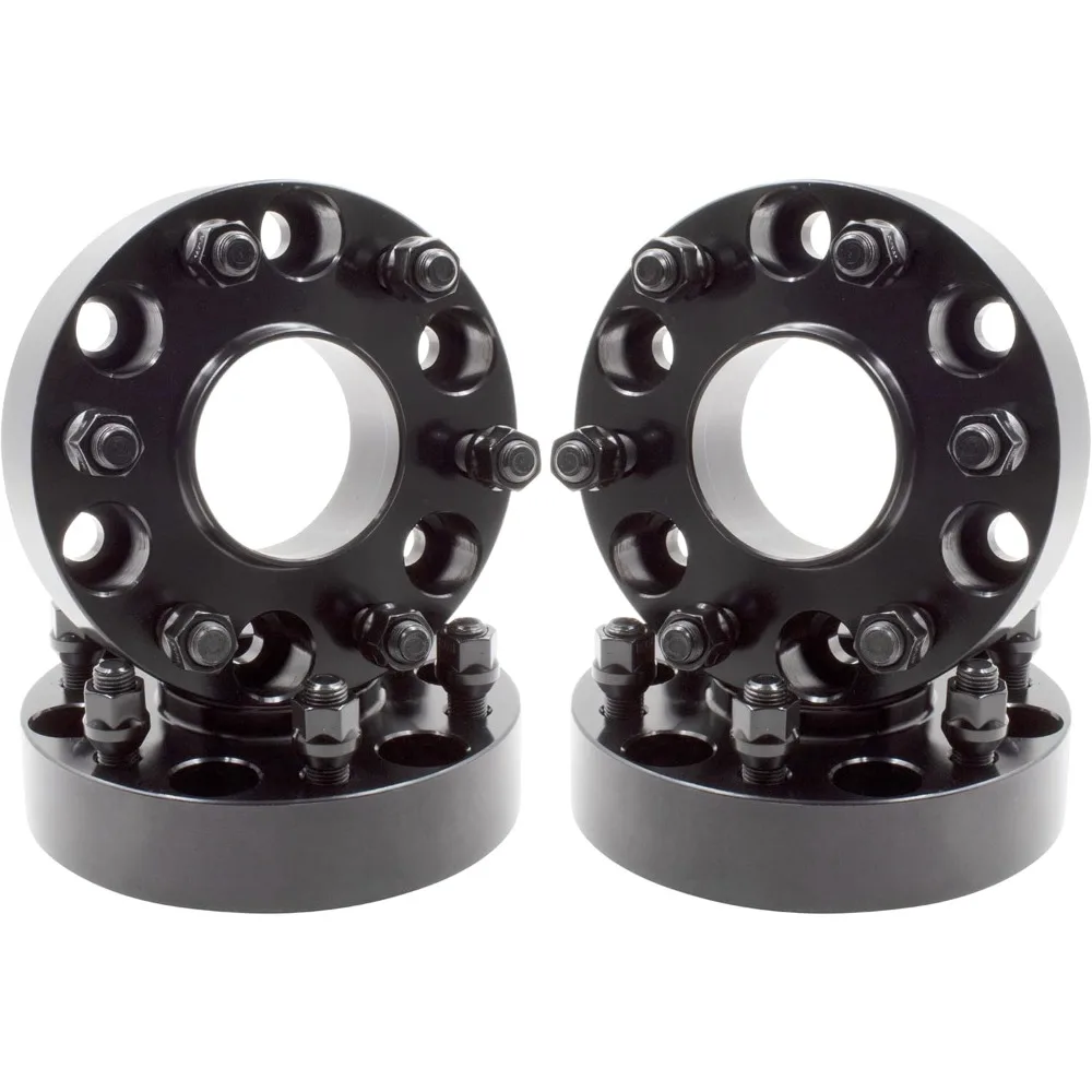 

4 Pcs Hub Centric Wheel Spacers Adapters 6x5.5 6x139.7mm 1.25 Inch Thick 78.1mm Hub M14x1.5 14x1.5 Thread Stud Fits Chevy
