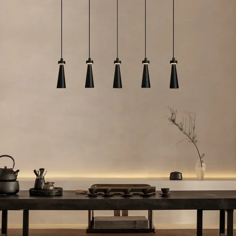 Creative Indoor Hanging Light Wooden Led Pendant Light for Dining Living Room Bedroom Modern Suspension Lamparas Colgantes 220 V