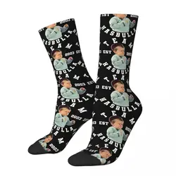 HASBULLA G.O.A.T-Calcetines Kawaii para senderismo, calcetines con patrón de dibujos animados