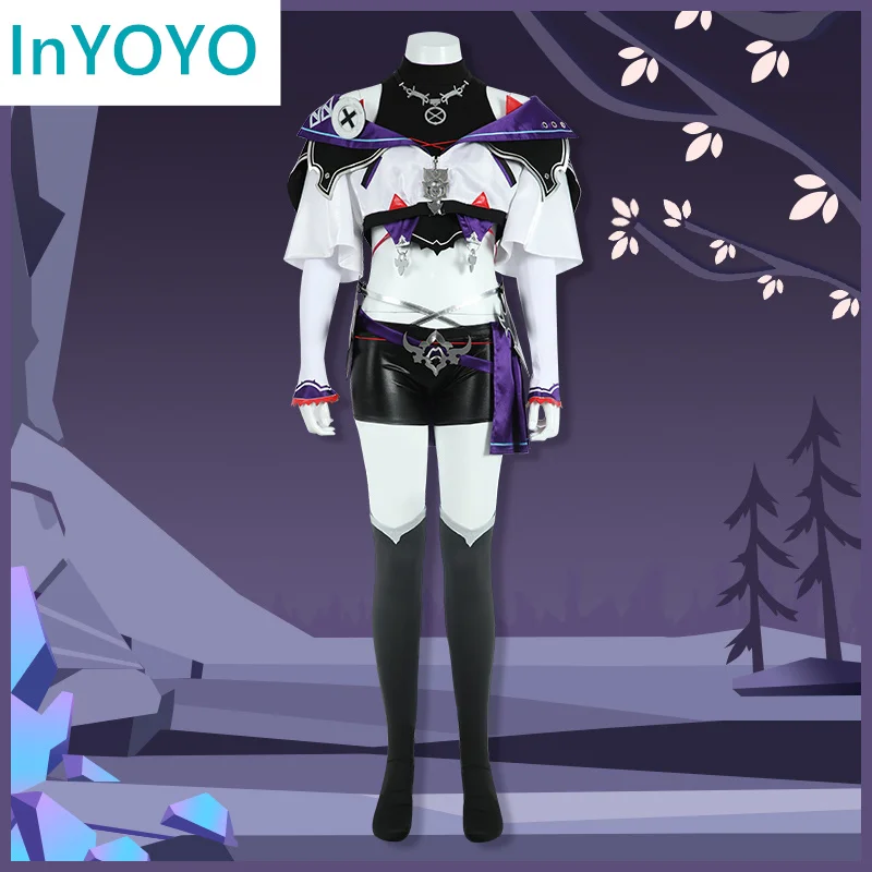 InYOYO Vtuber Cosplay Whale Talor Costume Cool Uniform Game Suit Halloween Carnival Party Outfit Women Men S-3XL Customized