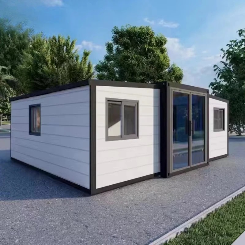 20ft Foldable Expandable Double-Wing Industrial Design Container House For Farmhouse & Mall Use