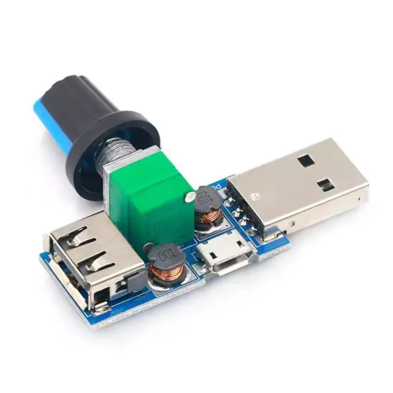 USBFan Regolatore di velocità Velocità del vento Regolatore del volume del vento Raffreddamento Silenzioso Dormitorio per ufficio multimodale Comodino