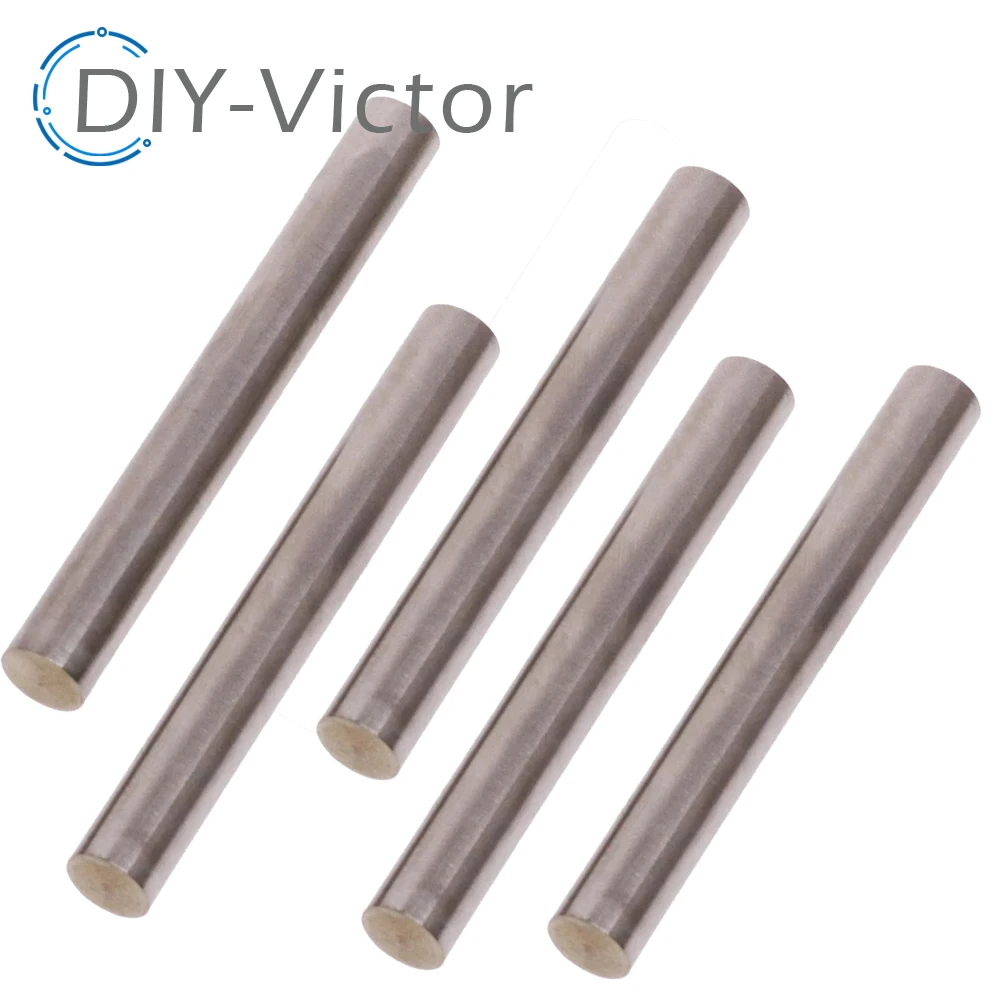 5/10Pcs/lot Thermocouple / RTD / 6*50MM PT100 DS18B20/NTC Encapsulated Stainless Steel Tube Head Casing Pipes Protective Sleeve