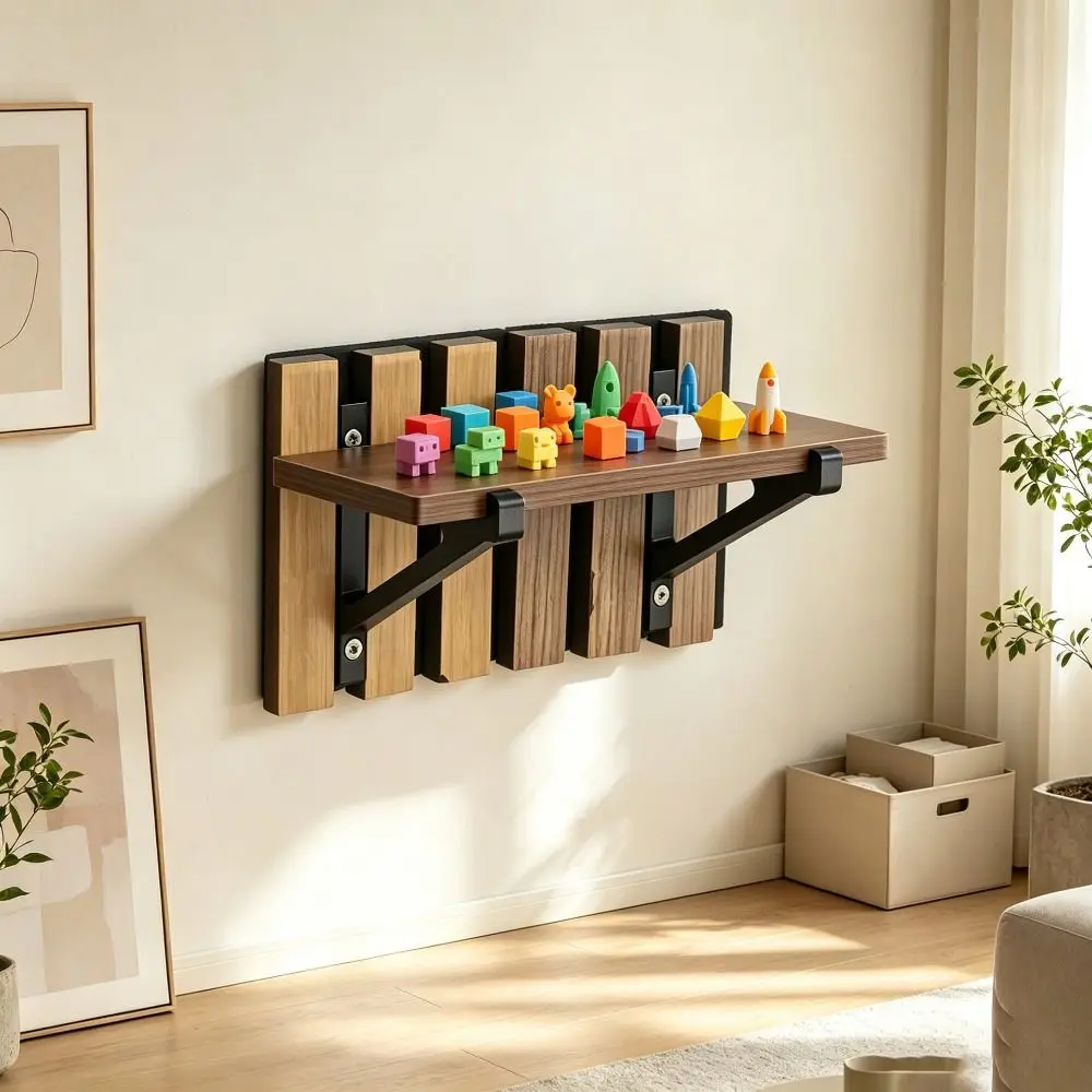 3D Printed Soundproof Board Storage Rack Simple Installation Wall Mount Sound Absorbing Board Bracket Easy Installation