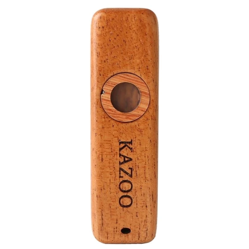 Instrumento flauta Kazoo madera, compañero guitarra Kazoo, armónico, fácil y divertido, acompañamiento Instrumental