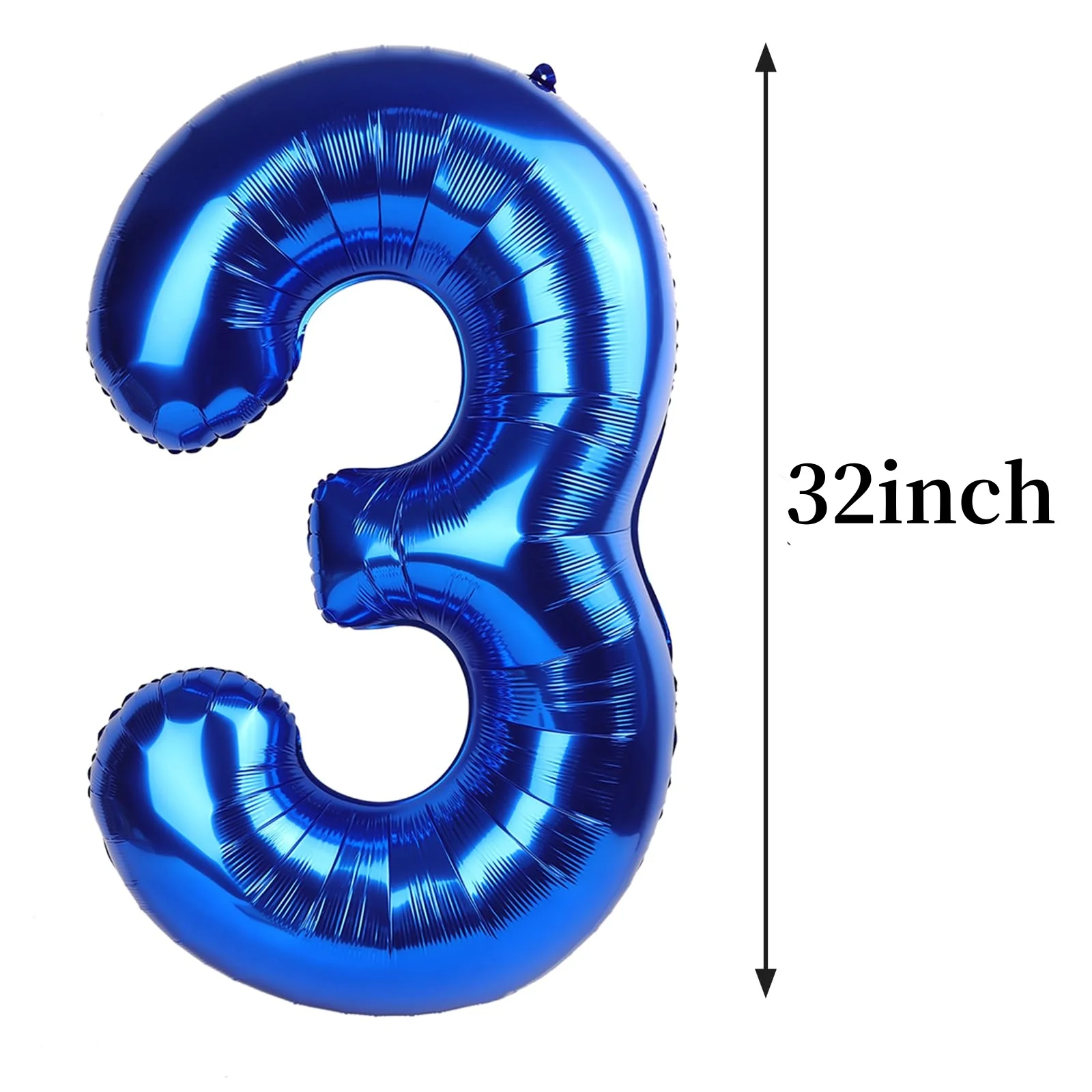 Navy Blue 0-9 Number Foil Balloon 32 Inch, for 10 20 30 40 50 60 70 80 90 Women Men Birthday Party Anniversary Graduation Decor