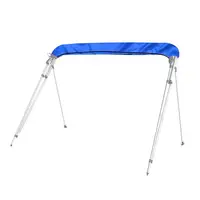 Cubierta para techo de barco, tela Oxford, cubierta superior para yate Bimini con cremallera y postes de soporte, parasol, dosel para barco, evita que los rayos potentes