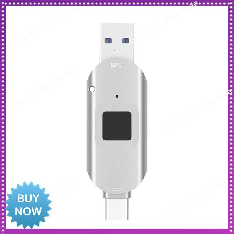 

USB-диск с шифрованием Hot Ltem, подходящий для распознавания отпечатков пальцев типа C, мобильного телефона и компьютера 3-в-1