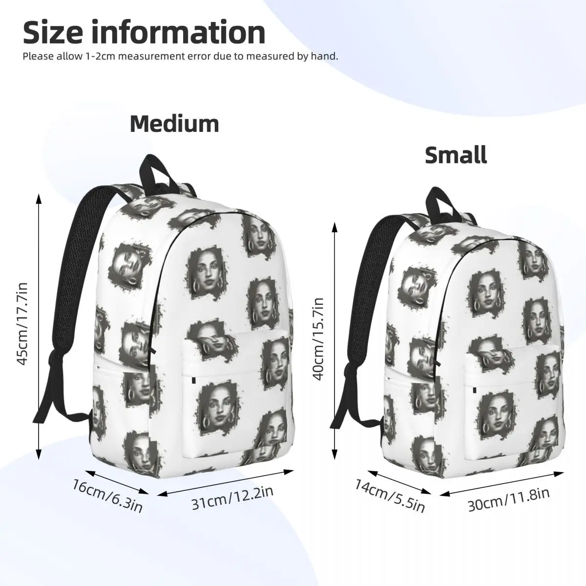 Stylish Canvas Backpack Sade Comfortable and Spacious Daypack for Work, Outdoor, and Weekend Trips