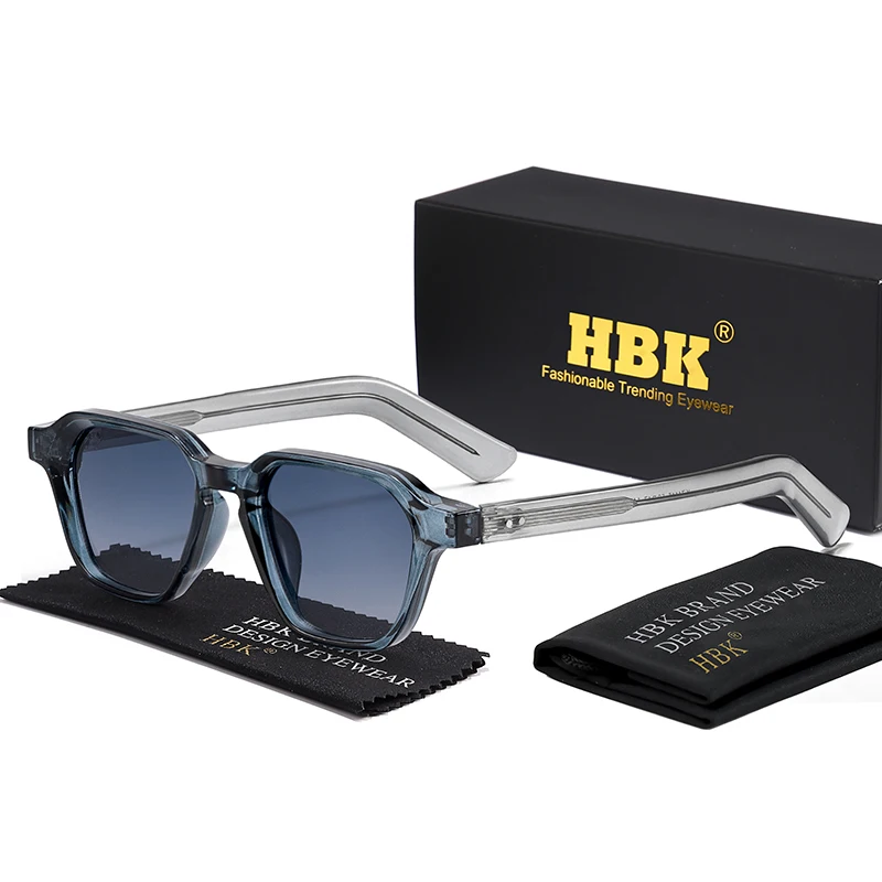 HBK Minimalistische Herren-Sonnenbrille, hochwertige quadratische Sonnenbrille für Damen, Outdoor-Reise, Party-Dekoration, UV400-Schutzbrille – Detail 9
