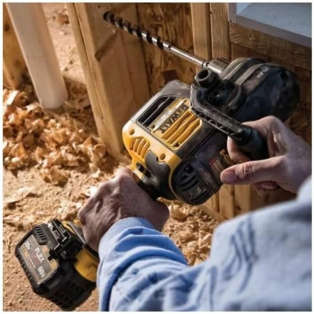 Boorset, vijzelbit, diameter 1,5 inch x 17 inch lengte