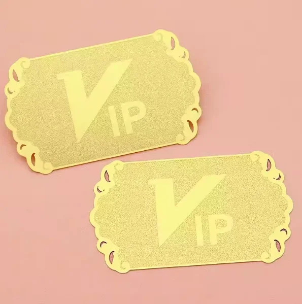 50PCS Customized Creative Stainless Steel VIP Card Quality Credit Card Metal Business Card Laser Carving