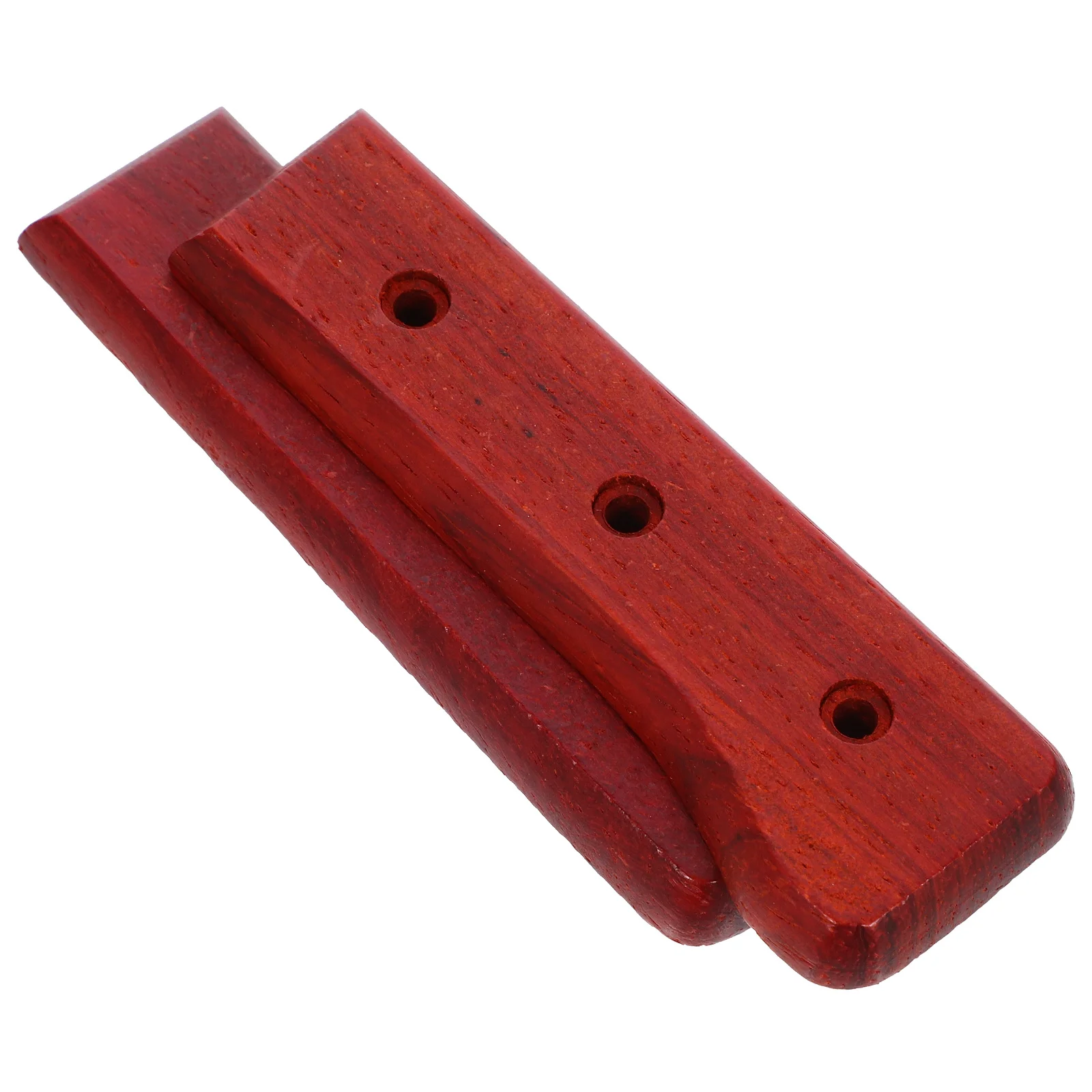 Wooden Kitchen Knife Handle Accessories 7 Holed Red Pear Handles Pan Fasteners Knifes Replaceable Grip