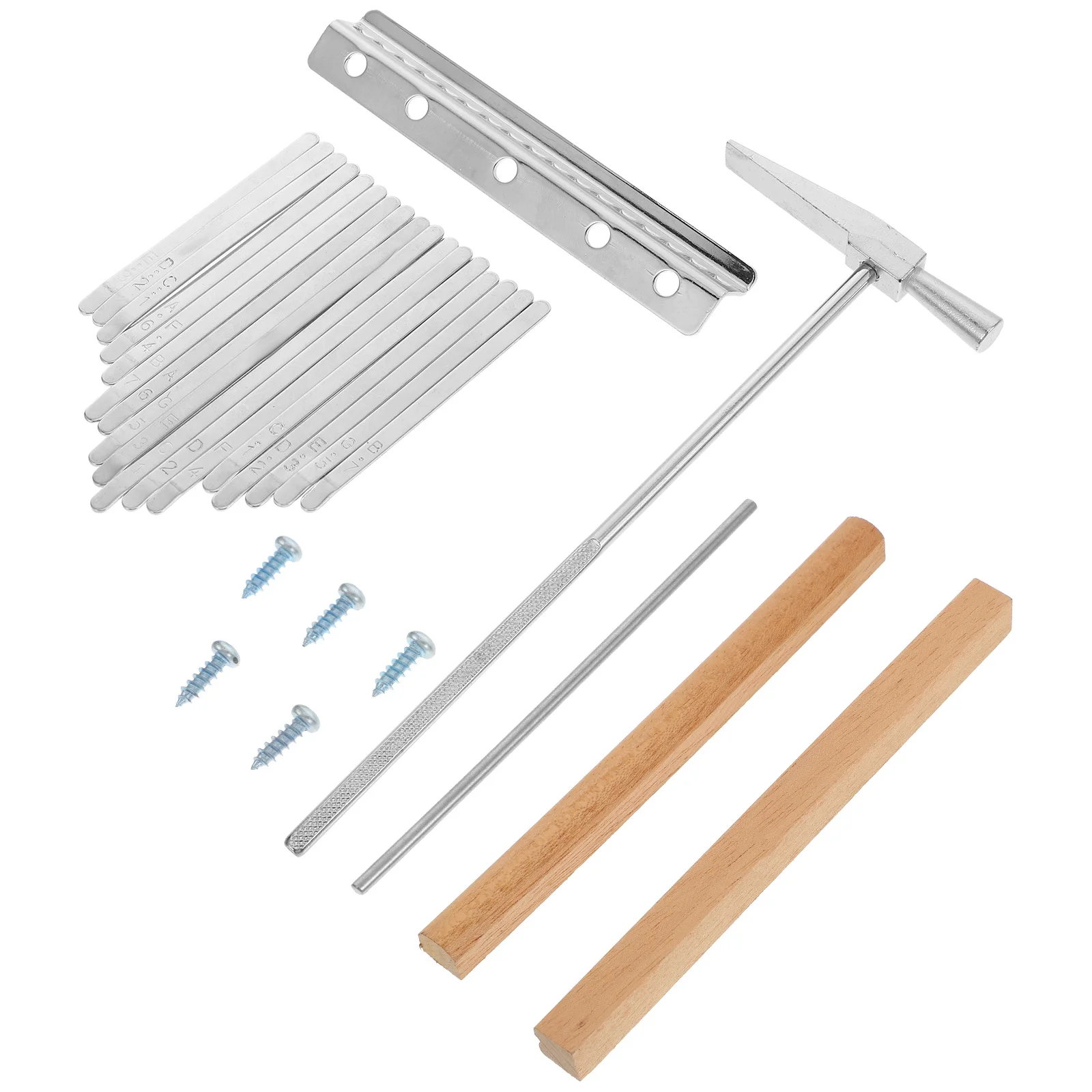 

Kalynba Shrapnel Set Music Instrument Supplies Finger Thumb Piano Steel Card DIY Kalimba Accessories Key Replacement