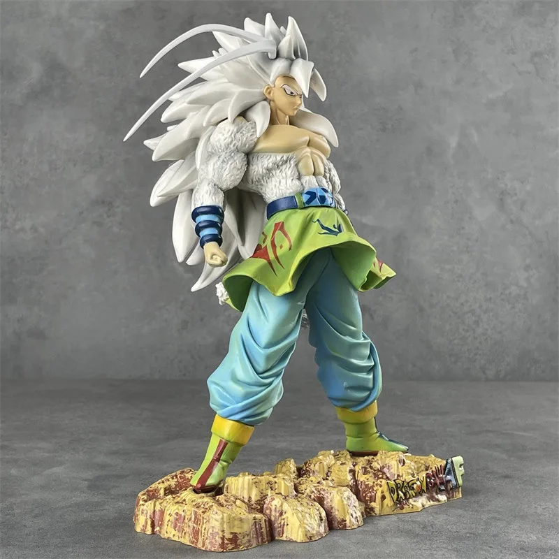 25 ซม.ผมสีขาวรูปแบบใหม่อะนิเมะ Dragon Ball Z Action Figure Super Saiyan Goku Vegeta คุณภาพสูงชุดเครื่องประดับของเล่นสะสม