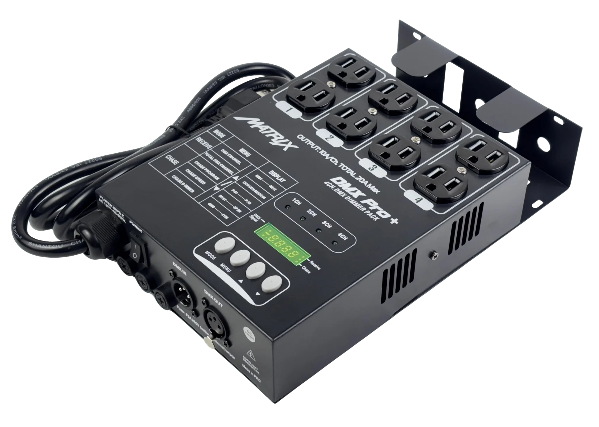 DMX 4 Channel Dimmer pack,Dimmer schalter 220v , US Socket, Linear dimming, Dimmer pack dmx,dmx dimmer 220v,dmx dimmer pack