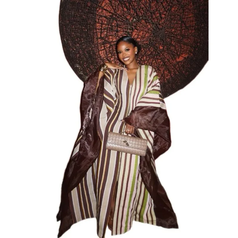 

Plus Size African Dresses for Women Traditional Africa Clothing Dashiki Ankara Outfits Gown Abayas Robe Muslim Kaftan Maxi Dress