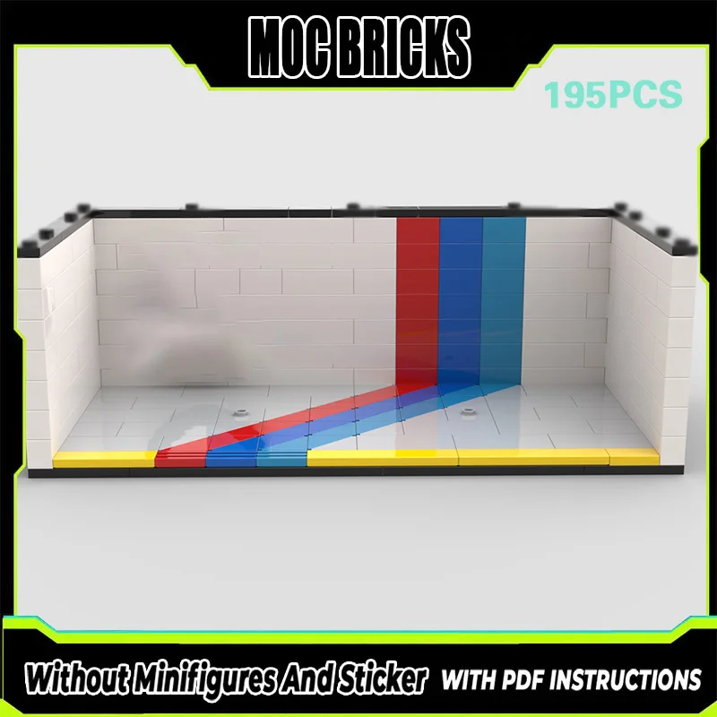 

Набор для сборки модульного гаража-витрины для автомобилей City Street View Model MOC из строительных блоков, технологичный подарок, праздничный конструктор для детей