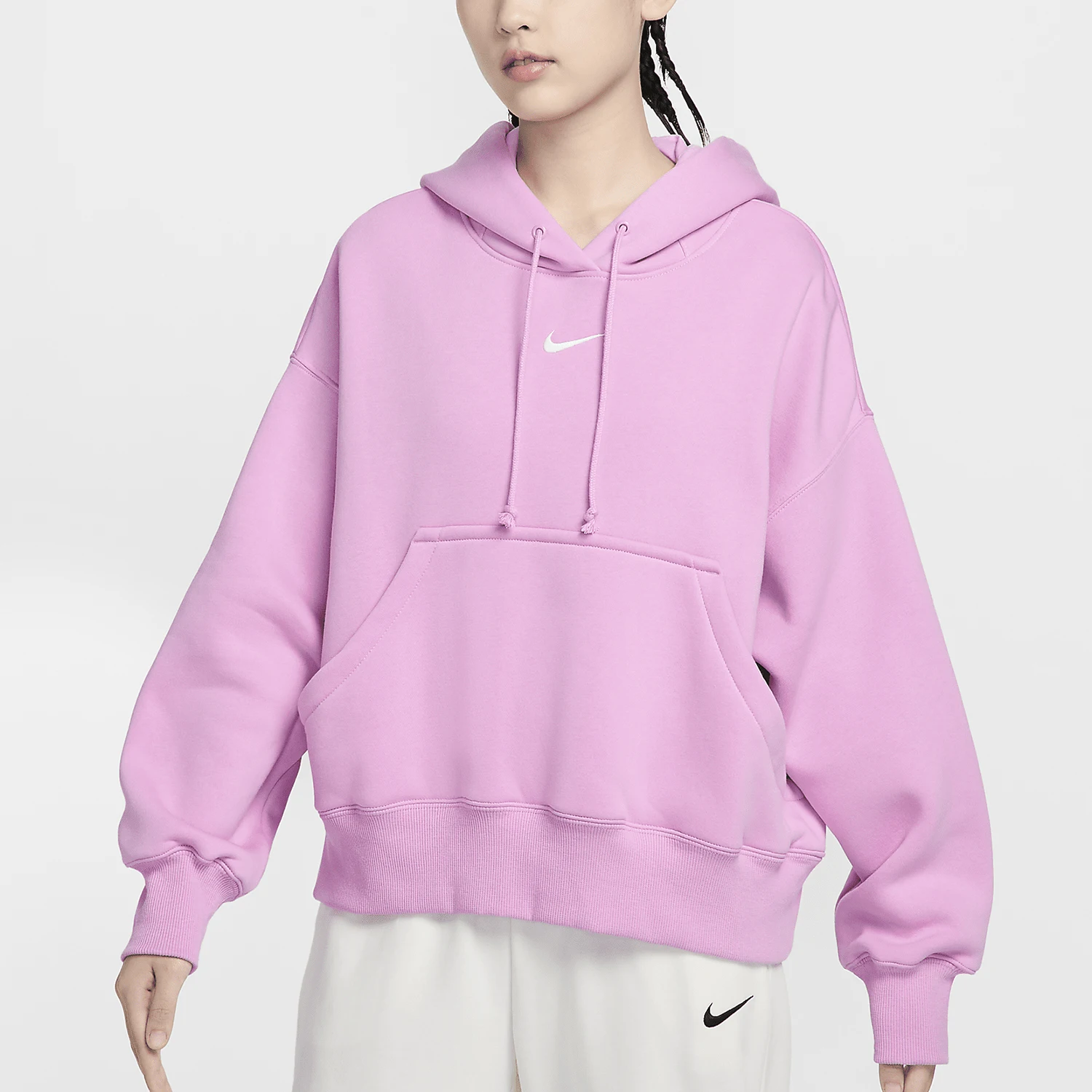 

Оригинальная осенняя новая женская трикотажная толстовка Nike из теплого флиса DQ5859-632