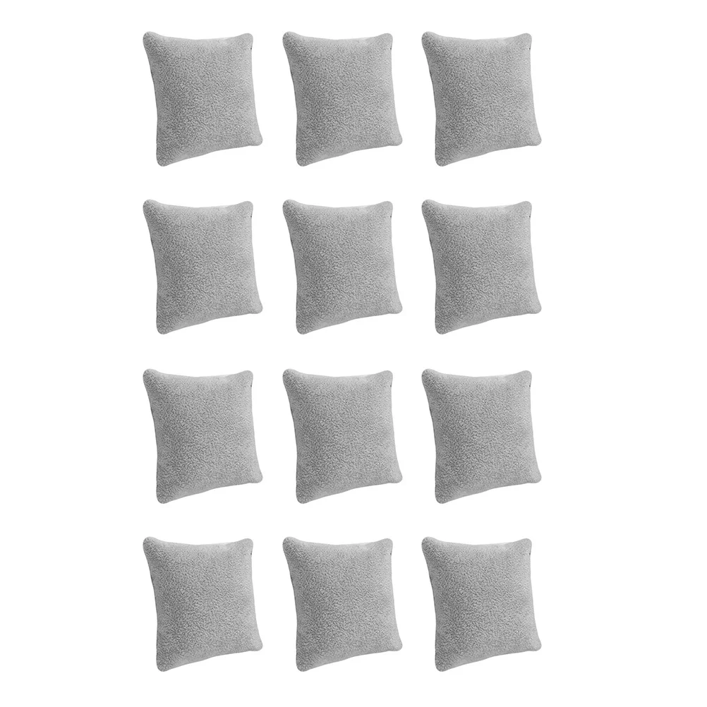 

12pcs Jewelry Display Pillow Simple Watch Bracelet Cushion For Bangle Chain Holder Organizer Gift Box Bag Party Supplies