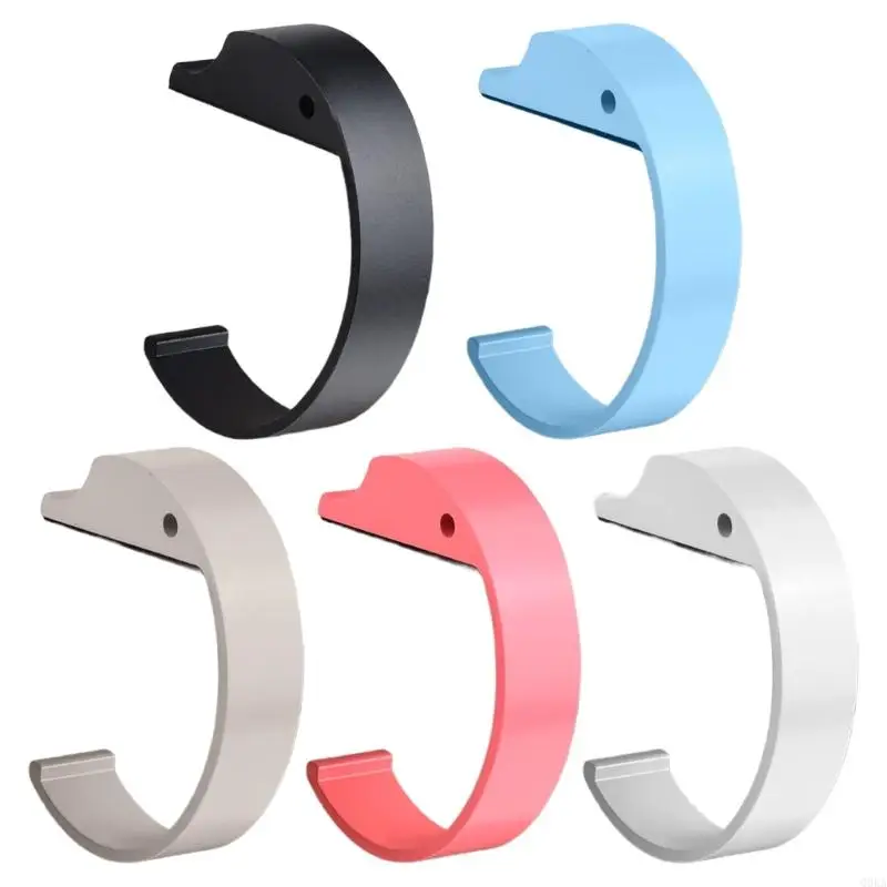 

Q0KA 3 Pieces Aluminum Schoolbag Hook Desk Side Hanging Hooks Multipurpose C Shaped Backpack Hanger for Students Use
