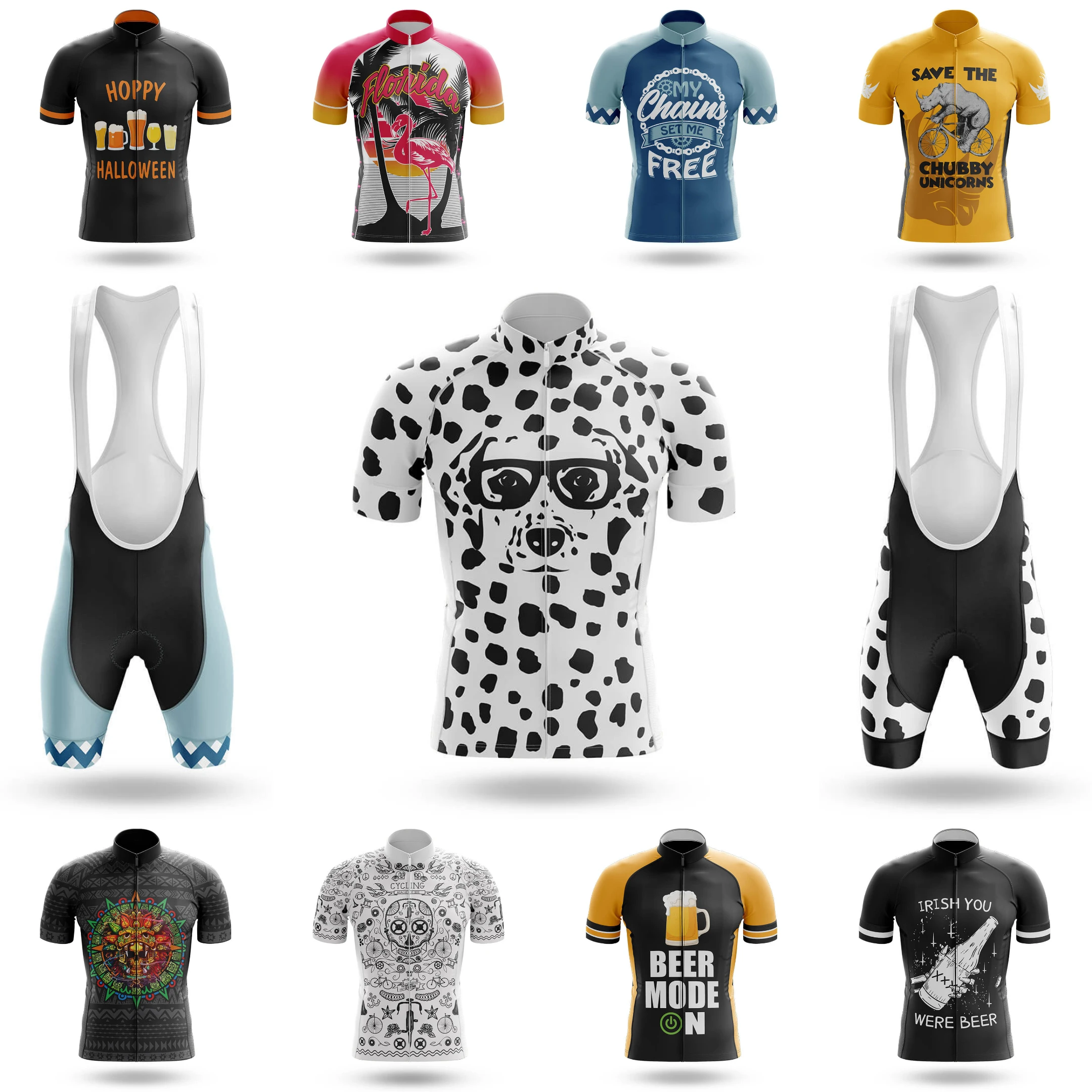 Summer Jumper Clothing - Koszulka rowerowa dla mężczyzn z motywem