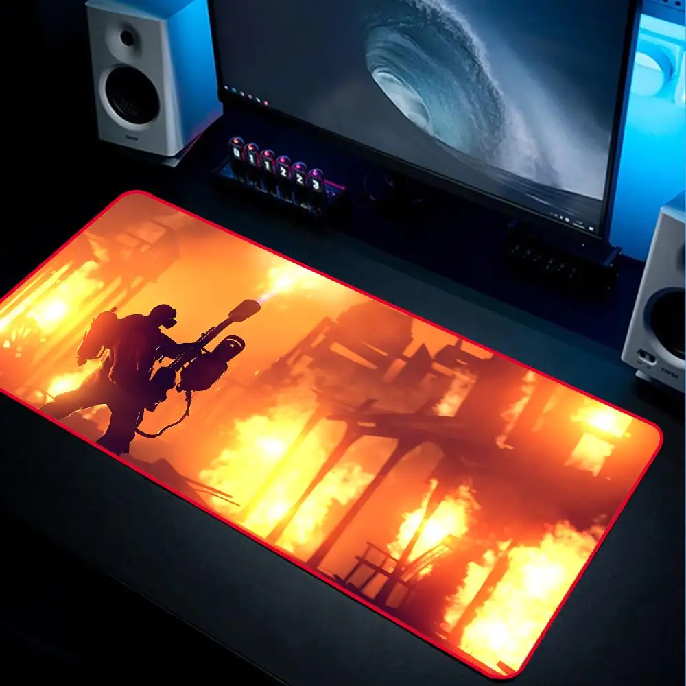 Cool T-Team F-Fortress 2 Mouse Pad 90x40cm Colorful Lock Edge Pure Natural Rubber Desktop Mouse Pad Anti slip Large Mouse Pad